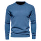 Thickness Pullover Men O-neck Solid Color Long Sleeve Warm Slim Sweaters Men Men's Sweater Pull Male Clothing